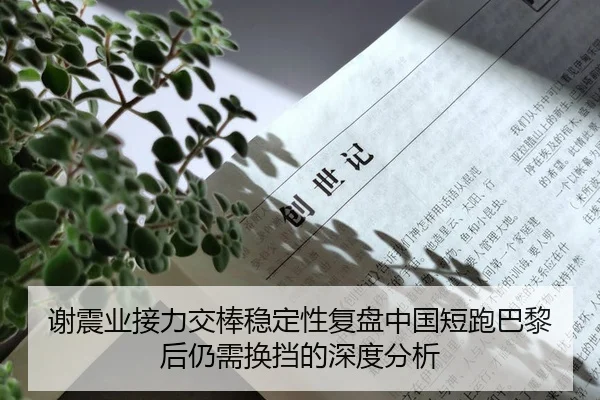 谢震业接力交棒稳定性复盘中国短跑巴黎后仍需换挡的深度分析